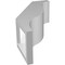 Ekena Millwork 3-in. W x 6-in. D x 10-in. H Funston Architectural Grade PVC Knee Brace BRCP03X06X10FST - alternate 2